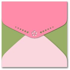 5 petal flower envelope