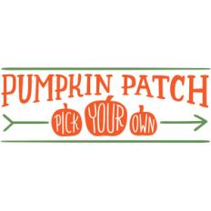 pumpkin patch sign