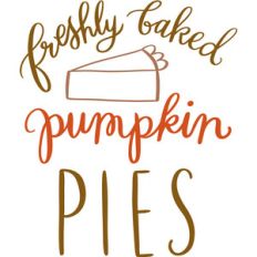 freshly baked pumpkin pies