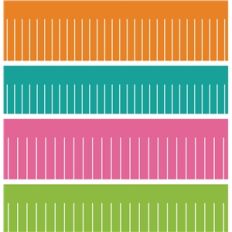 4 seamless fringe borders