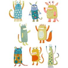 monster stickers