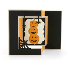shutter card pumpkin stack