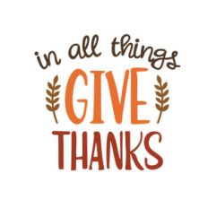 in all things give thanks