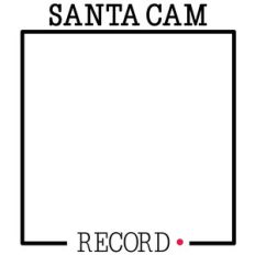 santa cam square frame
