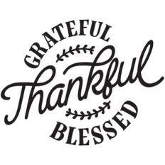 grateful thankful blessed logo