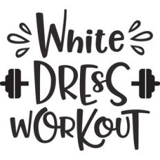 white dress workout