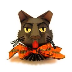 cat 3d head model