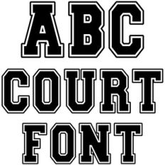 court font