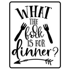 what the fork is for dinner