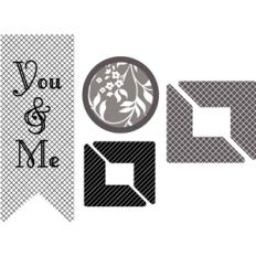 echo park wedding corner tabs and accents