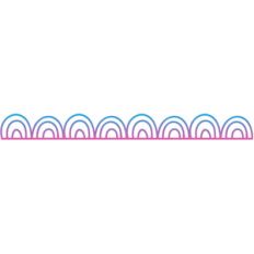 mermaid rainbows border