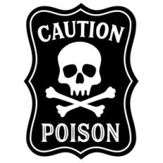 caution poison