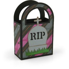 2 on 12x12 bag halloween tombstone