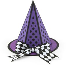3d halloween witch hat dot