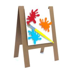painting easel card