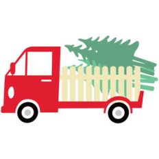 christmas tree truck