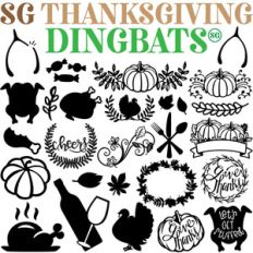 sg thanksgiving dingbats