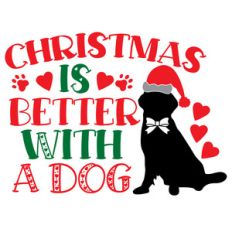 christmas is better with a dog