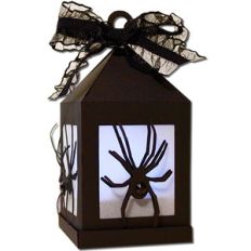 spider hanging tea light lantern