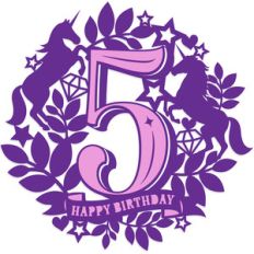 birthday unicorn 5