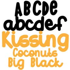 kb kissing coconuts big black