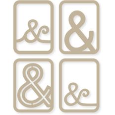 ampersand 3x4 cards