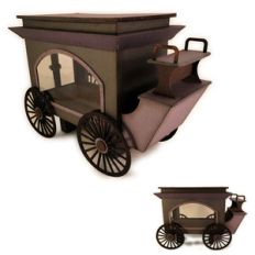 coffin 3d coach model