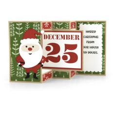 shutter card center panel santa