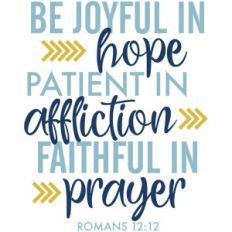 be joyful in hope
