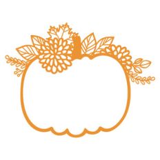 floral pumpkin