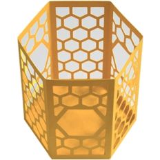 tea light cover - hexagon