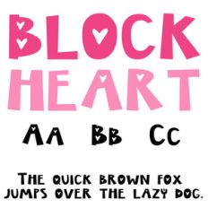 cg block heart font
