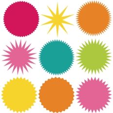 9 starburst seal set