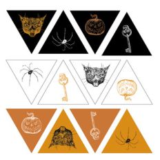 vintage halloween banner