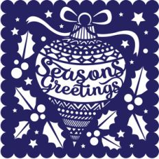 seasons greetings card front