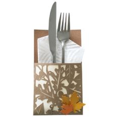 leaf utensil holder