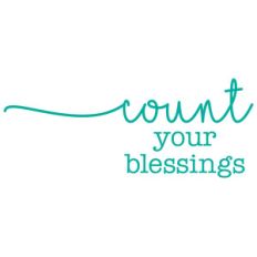 count your blessings