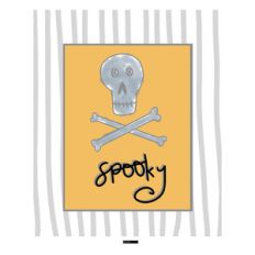 spooky skull printable