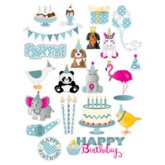 critter's birthday planner stickers