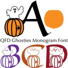 qfd ghosties monogram font