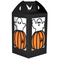 pumpkin ghosties lantern