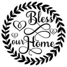 bless our home wreath
