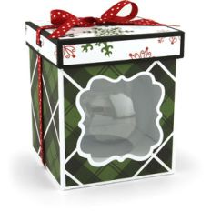 ornament box round ball 4"