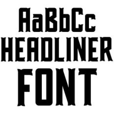 headliner font