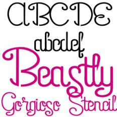 zp beastly gorgioso stencil