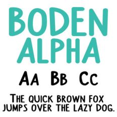 cg boden alpha font
