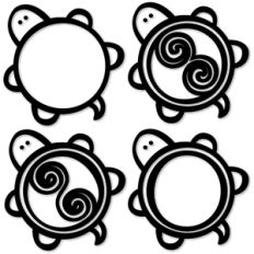 4 vinyl turtles