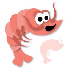 cartoon shrimp