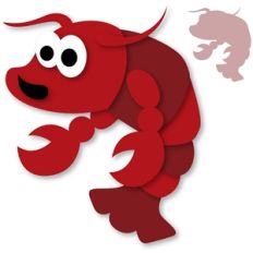 cartoon lobster