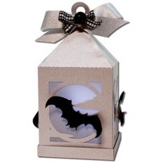 bat hanging tea light lantern